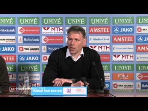 Persconferentie sc Heerenveen - FC Utrecht