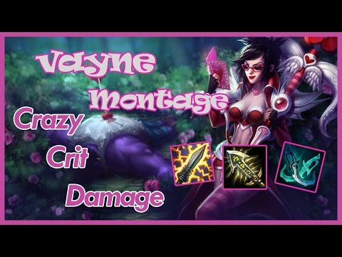 100% CRIT BURST VAYNE Montage - League of Legends - SavagePrey