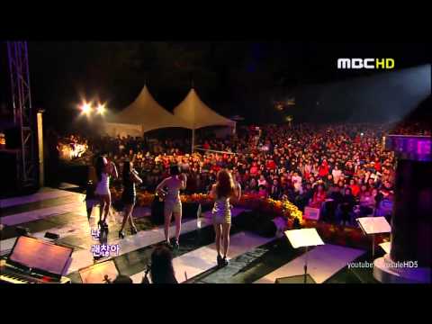 [Live HD 720p] 111030 - Sistar - So cool - MBC Maple Leaf Festival