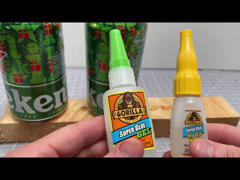 Gorilla Super Glue vs. Super Glue Gel Comparison (Metal To Wood Glue)
