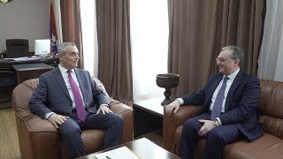 Встреча Министра иностранных дел Республики Армения Зограба Мнацаканяна с Министром иностранных дел Арцаха Масисом Маиляном