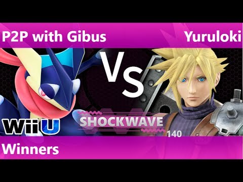 SW 140 - P2P with Gibus (Greninja) vs Yuruloki (Cloud) Winners - Smash 4