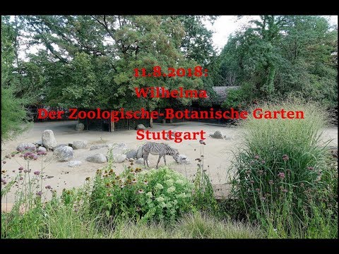 11.8.2018: Wilhelma Stuttgart-Der Zoologische-Botanische Garten, Deutschland