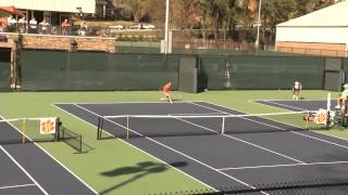 2012 Clemson Men&#39;s Tennis Singles Highlights vs. South Carolina