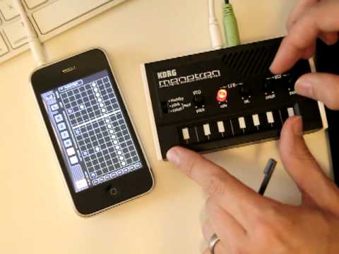 KORG Monotron with TR-808 sound on Fingerbeat for iPhone