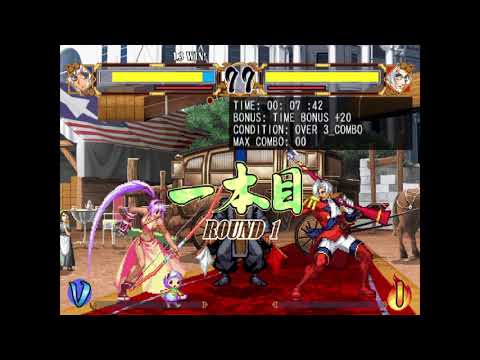 Samurai Shodown VI (PS4) | Mina Majikina Survival Playthrough (11/19/20) p.2