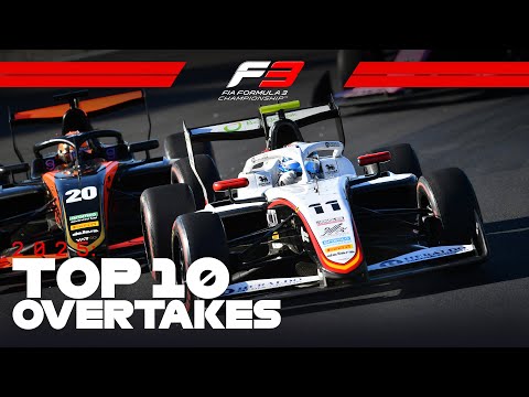 Top 10 Overtakes Of The 2025 F3 Season!