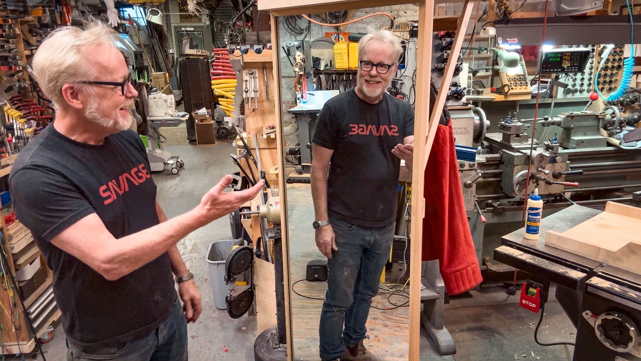 Adam Savage Builds His Workshop Cosplay Mirror!