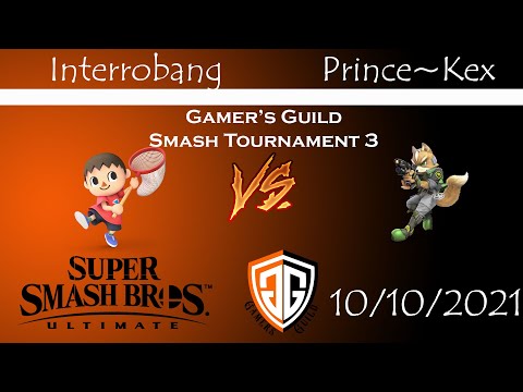Gamer's Guild Smash Monthly 3 - Interrobang (VIllager) vs Prince~Kex (Fox)