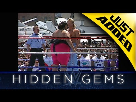 Lex Luger arrives in helicopter hoping to slam Yokozuna: Stars & Stripes Challenge: July 4, 1993