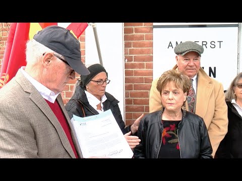 Group of concerned citizens file petition and voice frustrations over Amherst Central Park project