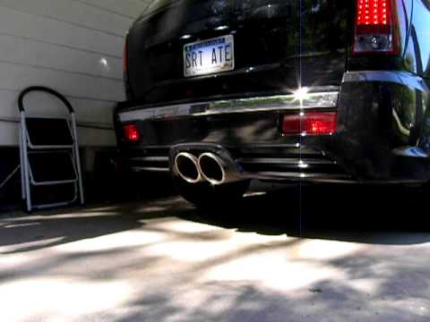 Jeep SRT-8 startup Gibson exhaust & cut-outs