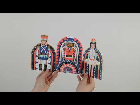 Nutcracker Ballet Holiday Pop-Up Cards - Set of 8