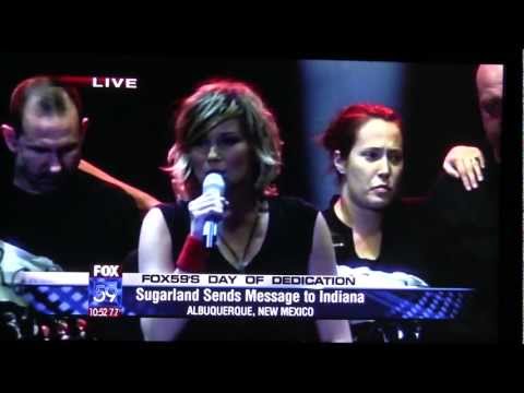Sugarland Tribute to Victims of IN State Fair Tragedy 8-18-11 [HD]