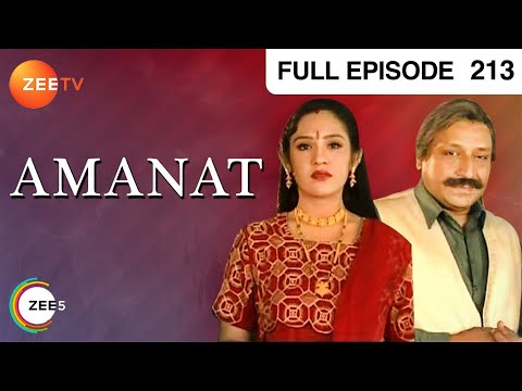 Amanat | Ep.213 | Santosh ने क्यों किया Chander को शुक्रिया? | Full Episode | ZEE TV