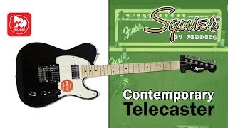 Video thumbnail for Телекастер для тяжелой музыки Fender Squier Contemporary Telecaster HH by PopMusicRu