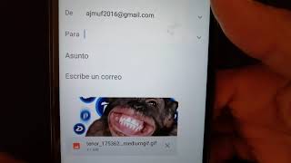 Correo gmail desde el celu // adjuntar imagen responder correo