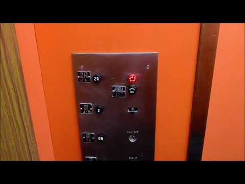 VINTAGE AMAZING 1957 Haughton Elevator at some building in UNLV, LV, NV