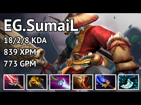 Dota Memories EG.SumaiL - Phantom Lancer highlights - Game 3186301745 - Dota 2