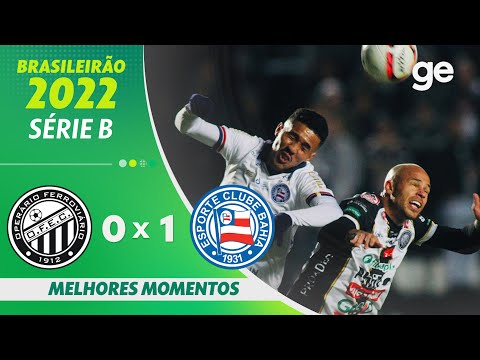 Gols e lances de Operário x Bahia