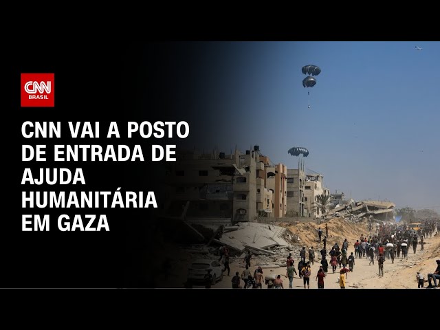 Crise humanitária: CNN vai a posto de ajuda em Gaza | CNN PRIME TIME