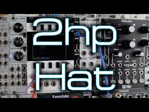 2hp Hat Cymbal Percussion Module - Black image 2