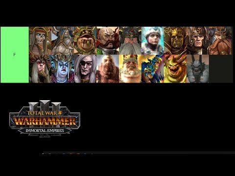 F Tier Legendary Lord Rankings - Total War: Warhammer 3: Immortal Empires