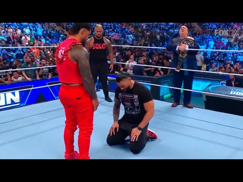 Roman Reigns and Solo Sikoa confronts The Usos (3/3) - WWE SmackDown 7/7/2023