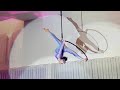 Aerial Hoop Performance By Olga Kobzar