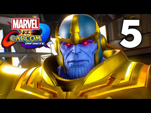 MARVEL VS CAPCOM INFINITE Story Walkthrough Part 5 THANOS!