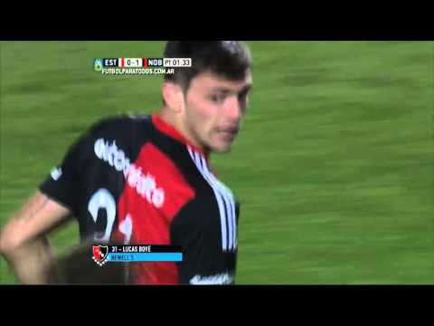 Gol de Boyé. Estudiantes 0 - Newell's 1. Fecha 26. Primera División 2015. FPT.