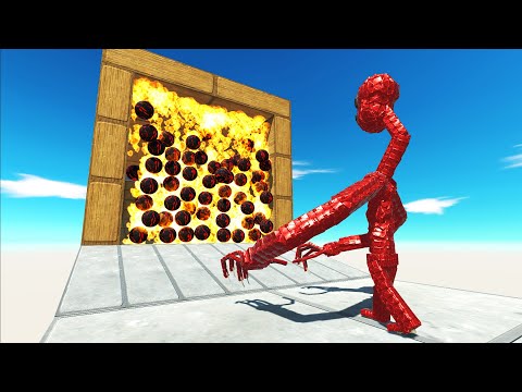 TUNNEL OF FIREBALLS | Animal Revolt Battle Simulator