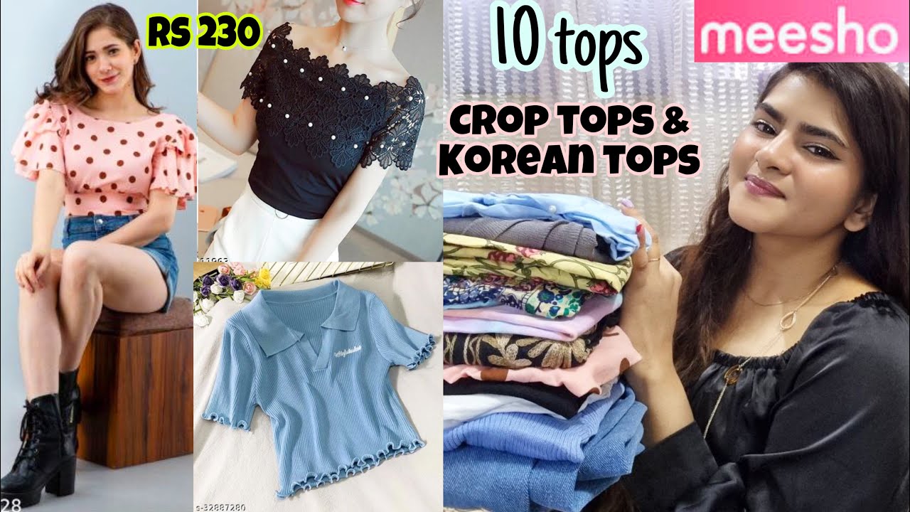 Meesho Top haul Starting Rs 230 | Meesho Jeans Haul | Korean tops | Meesho Top under Rs 500| #Meesho