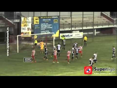 Super liga 2015/16: 7.Kolo: Borac - Partizan 1:3 (0:1)