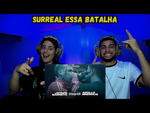 REACT JOTAPÊ e BARRETO vs APOLLO e BRENNUZ - ARMAGEDOM - 17/06/2023 - Grupo A