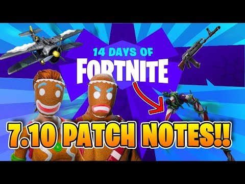 FORTNITE 7.10 PATCH NOTES(plane nerf, heavy AR changes and more)