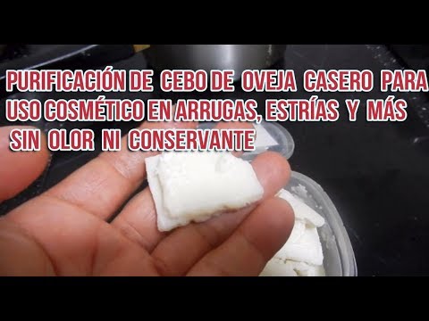 , title : 'ELIMINE EL MAL OLOR DEL CEBO DE OVEJA DEL TODO  PARA USO COSMÉTICO EN ARRUGAS, ESTRÍAS Y MÁS'