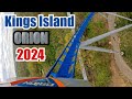 Kings Island Orion Roller Coaster | Front Seat 2024 | POV 4K