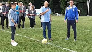 Uradna predaja nogometnega igrišča pri Sv. Juriju ob Ščavnici