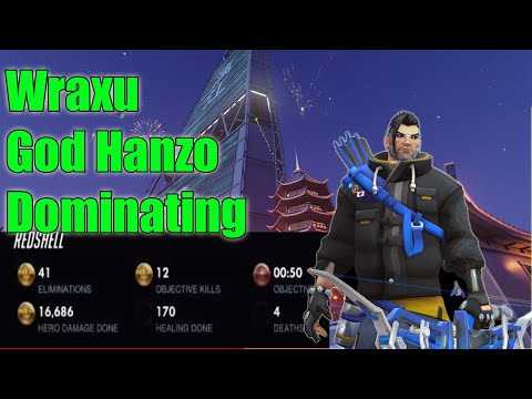Wraxu Going For Rank #1 Hanzo - Top 500 Overwatch Season 19