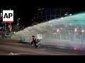 Water cannon used to disperse anti-government protesters in Israel