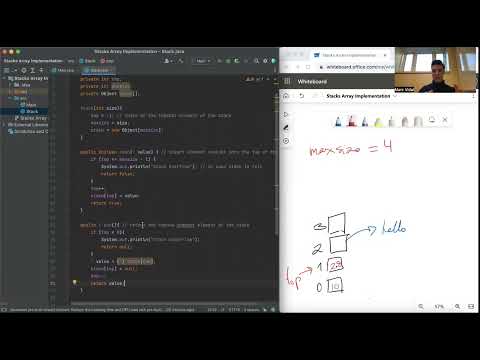 Stacks Array Implementation With Generics