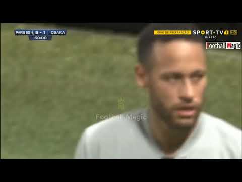 El doble gol de Neymar JR PSG vs Gamba Osaka 5-1