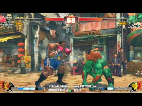 Arcade Infinity SF4 Ranbat 1.5 WB3 - MOVAL (BL) vs Mark (BA)