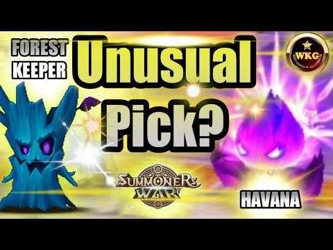 UNUSUALY PICK HAVANA AND FOREST KEEPER - Summoners War