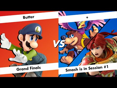 Smash is in Session #1: Grand Finals - Butter (Luigi) Vs. + (Banjo, Roy)