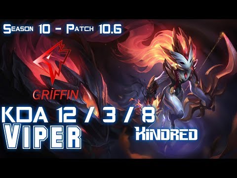 GRF Viper KINDRED vs KOG'MAW ADC - Patch 10.6 KR Ranked