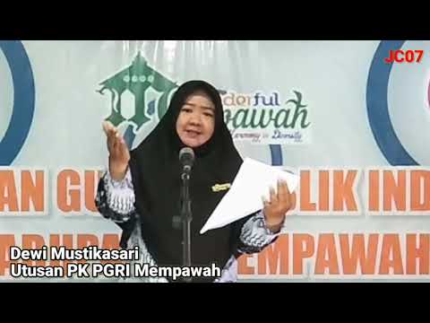 JUARA 1 LOMBA BACA PUISI PUTRI HUT PGRI 76 KALIMANTAN BARAT