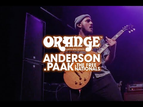 Jose Rios of Anderson Paak and the Free Nationals and Orange Amps.
