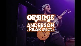 Jose Rios of Anderson Paak and the Free Nationals and Orange Amps.